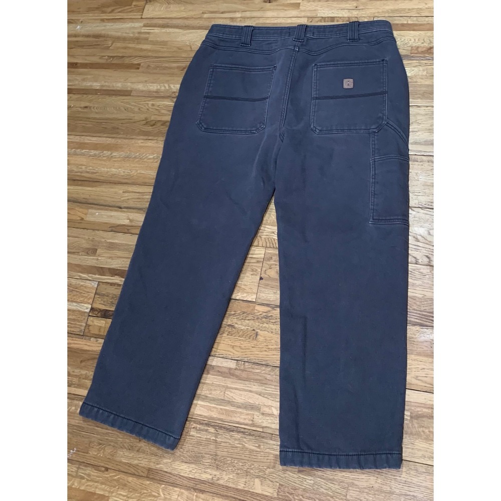 Coleman Utility Fleece Lined Canvas Work Pants Workwear Cargo Winter 38x30 - Picture 2 of 6
